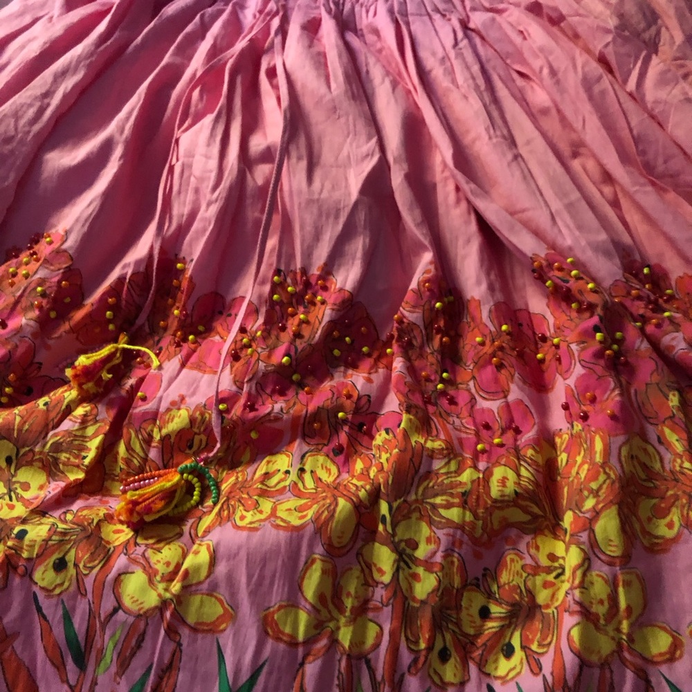 Anthropologie Pink Skirt - Picture 2 of 3